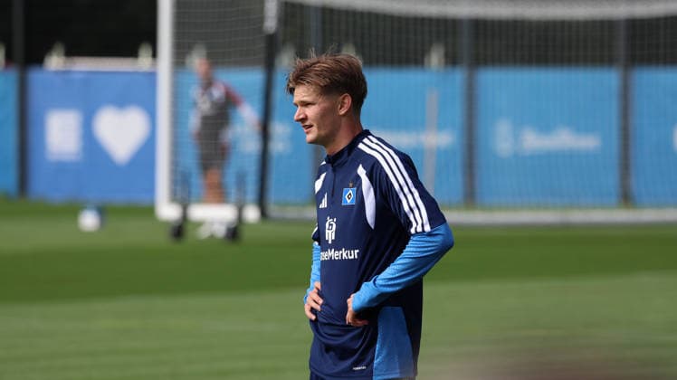02.09.2026, xrekx, Fussball 1.Bundesliga, Hamburger SV - Training v.l. David Moller Wolfe (Hamburger SV) Hamburg *** September 2, 2026, xrekx, Soccer, Bundesliga 1, Hamburger SV Training: David Moller Wolfe, Hamburger SV, Hamburg