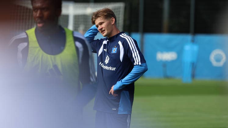 02.09.2026, xrekx, Fussball 1.Bundesliga, Hamburger SV - Training v.l. David Moller Wolfe (Hamburger SV) Hamburg *** September 2, 2026, xrekx, Soccer, Bundesliga 1, Hamburger SV Training: David Moller Wolfe, Hamburger SV, Hamburg