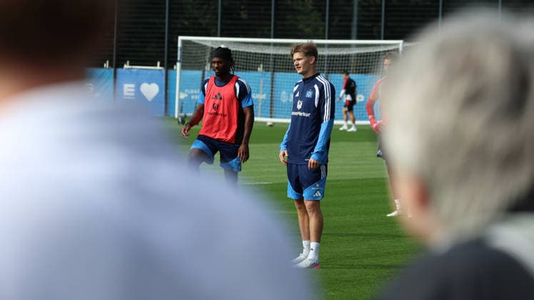02.09.2026, xrekx, Fussball 1.Bundesliga, Hamburger SV - Training v.l. David Moller Wolfe (Hamburger SV) Hamburg *** September 2, 2026, xrekx, Soccer, Bundesliga 1, Hamburger SV Training: David Moller Wolfe, Hamburger SV, Hamburg