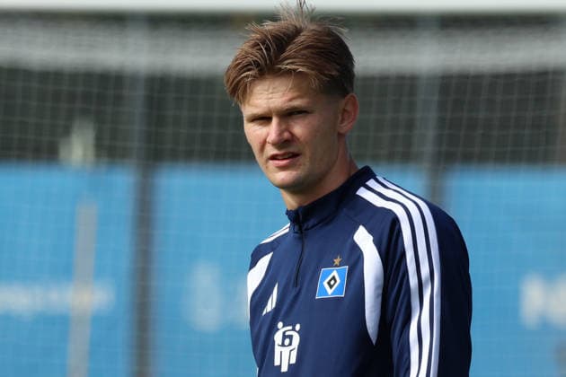 02.09.2026, xrekx, Fussball 1.Bundesliga, Hamburger SV - Training v.l. David Moller Wolfe (Hamburger SV) Hamburg *** September 2, 2026, xrekx, Soccer, Bundesliga 1, Hamburger SV Training: David Moller Wolfe, Hamburger SV, Hamburg