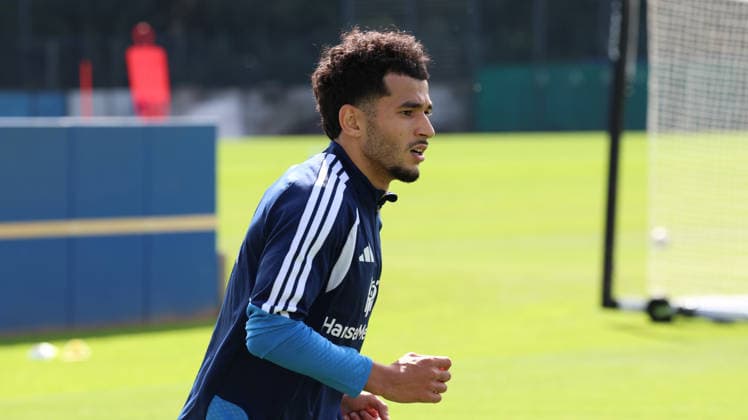 02.09.2026, xrekx, Fussball 1.Bundesliga, Hamburger SV - Training v.l. Zakaria El Ouahdi (Hamburger SV) Hamburg *** September 2, 2026, xrekx, Soccer, Bundesliga 1, Hamburger SV Training: Zakaria El Ouahdi, Hamburger SV, Hamburg