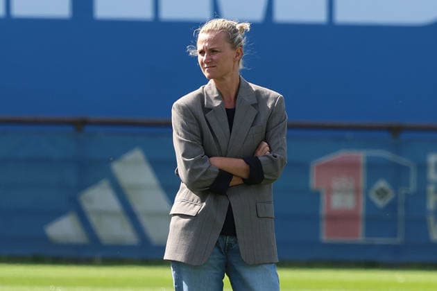 02.09.2026, xrekx, Fussball 1.Bundesliga, Hamburger SV - Training v.l. Kathleen Krüger Krueger Vorstand (Hamburger SV) Hamburg *** September 2, 2026, xrekx, Soccer, Bundesliga 1, Hamburger SV Training, Photo by Kathleen Krüger Krueger, Director of Sports, Hamburger SV, Hamburg