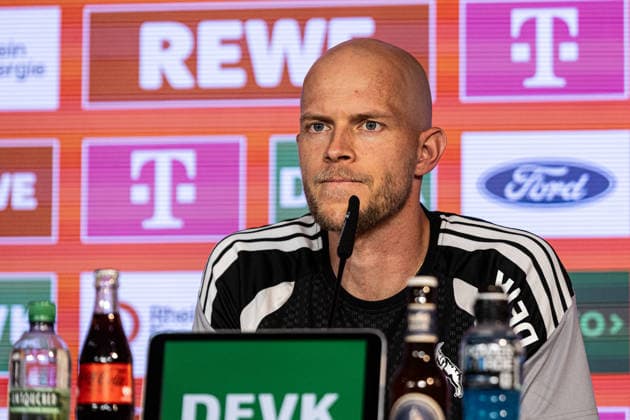 Pressekonferenz von 1.FC Köln; 02.09.2026 Rene Wagner (Cheftrainer) während einer Pressekonferenz. Pressekonferenz von 1.FC Köln vor dem Bundesligaspiel gegen VfB stuttgart; 02.09.2026 DFL regulations prohibit any use of photographs as image sequences and or quasi video. *** 1 FC Köln Press Conference, September 2, 2026: Head Coach Rene Wagner during a press conference. 1 FC Köln press conference ahead of the Bundesliga match against VfB Stuttgart, September 2, 2026. DFL regulations prohibit any use of photographs as image sequences and or quasi-video Copyright: xBEAUTIFULxSPORTS Buriakovx