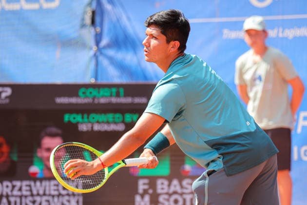 IPA88030938 - Matias Soto (CHI) during the Como Lake Challenger, an international tennis tournament in Como, Italy, September 2, 2026  Copyright: xRobertaxCorradin IPAxSportx xx 88030938