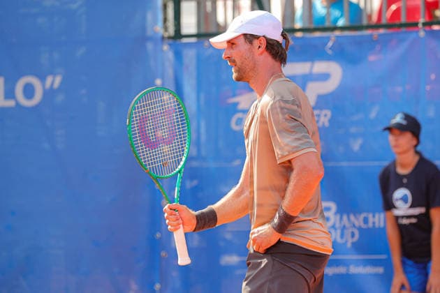 IPA88033324 - Norbert GOMBOS (SVK) during the Como Lake Challenger, an international tennis tournament in Como, Italy, on September 2, 2026  Copyright: xRobertaxCorradin IPAxSportx xx 88033324