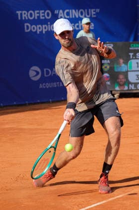 IPA88033325 - Norbert GOMBOS (SVK) during the Como Lake Challenger, an international tennis tournament in Como, Italy, on September 2, 2026  Copyright: xRobertaxCorradin IPAxSportx xx 88033325