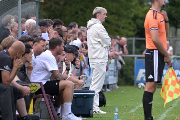 Johannes Pfeiffer (TSV Ehningen, Trainer) TSV Ehningen vs. SG Sonnenhof Grossaspach, Fussball, DB-Regio wfv-Pokal Achtelfinale,Saison 2026 2027, 02.09.2026 TSV Ehningen vs. SG Sonnenhof Grossaspach, Fussball, DB-Regio wfv-Pokal Achtelfinale,Saison 2026 2027, 02.09.2026 Ehningen Copyright: xEibner-Pressefotox EP_TBR