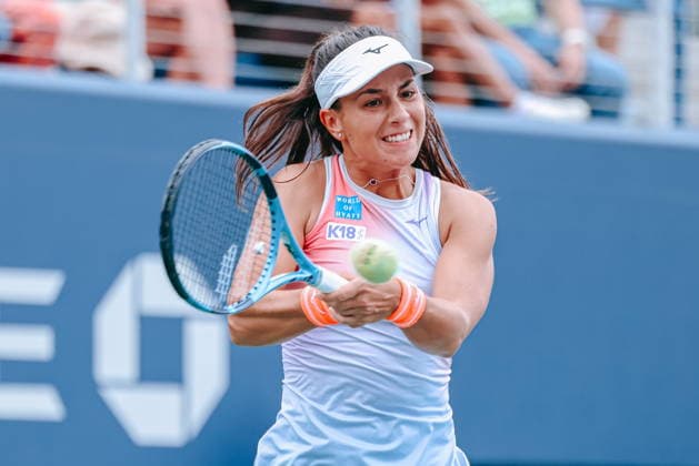 US Open tennis tournament - Day 4 Lucrezia Stefanini or Italy in action against Jasmine Paolini of Italy during the Women s Singles second round match of the US Open Tennis Championships, in Flushing Meadows, New York, USA, 02 September 2026. FLUSHING MEADOWS NEW YORK United States  Copyright: xOLGAxFEDOROVAx