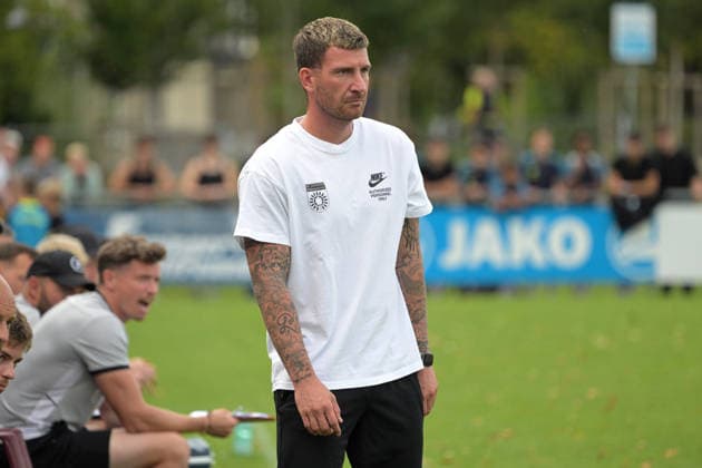 Pascal Reinhardt (SG Sonnenhof Großaspach, Trainer) TSV Ehningen vs. SG Sonnenhof Grossaspach, Fussball, DB-Regio wfv-Pokal Achtelfinale,Saison 2026 2027, 02.09.2026 TSV Ehningen vs. SG Sonnenhof Grossaspach, Fussball, DB-Regio wfv-Pokal Achtelfinale,Saison 2026 2027, 02.09.2026 Ehningen Copyright: xEibner-Pressefotox EP_TBR