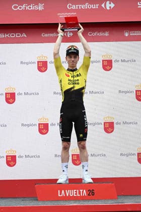 02-09-2026 Vuelta A Espana; Tappa 11 Cartagena - Lorca; 2026, Visma - Lease A Bike; Brennan, James Matthew; Lorca; 