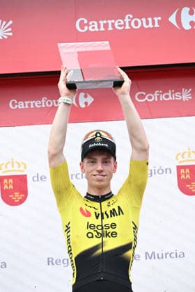 02-09-2026 Vuelta A Espana; Tappa 11 Cartagena - Lorca; 2026, Visma - Lease A Bike; Brennan, James Matthew; Lorca; 
