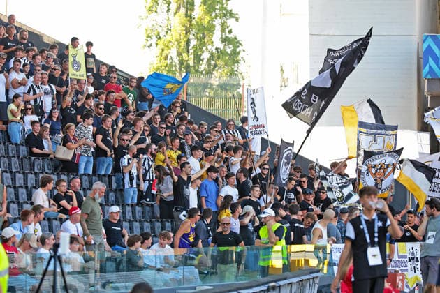 Fans during the Coppa Italia soccer match between Udinese and Venezia at the Friuli Stadium in Udine, north east Italy - September 02, 2026. - Soccer  Copyright: xAndreaxBressanutti LaPressex