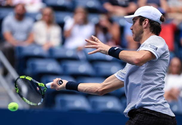 US Open tennis tournament - Day 4 Sebastian Gorzny of USA in action against Daniil Medvedev of Russia during the Men s Singles second round match of the US Open Tennis Championships in Flushing Meadows, New York, USA, 02 September 2026. FLUSHING MEADOWS NEW YORK United States  Copyright: xCRISTOBALxHERRERA-ULASHKEVICHx
