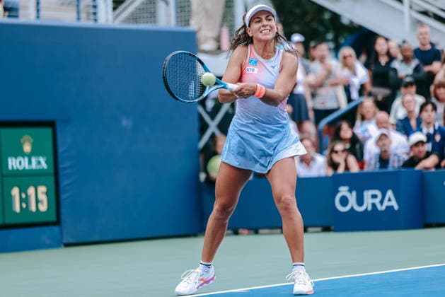 US Open tennis tournament - Day 4 Lucrezia Stefanini of Italy in action against Jasmine Paolini of Italy during the Women s Singles second round match of the US Open Tennis Championships, in Flushing Meadows, New York, USA, 02 September 2026. FLUSHING MEADOWS NEW YORK United States  Copyright: xOLGAxFEDOROVAx