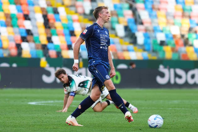 UdineseÕs Nicolo Bertola during the Coppa Italia soccer match between Udinese and Venezia at the Friuli Stadium in Udine, north east Italy - September 02, 2026. - Soccer  Copyright: xAndreaxBressanutti LaPressex