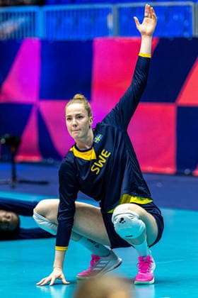 260902 Isabelle Haak of Sweden ahead of the CEV EuroVolley 2026 quarterfinal between Italy and Sweden on September 2, 2026 in Brno. Photo: Pavel Lebeda BILDBYRAN COP 18 XY0127 volleyboll volleyball cev eurovolley 2026 volleyboll-em kvartsfinal quarterfinal quarterfinals italy sverige sweden dam bbeng Copyright: PavelxLebeda BB260902BB308