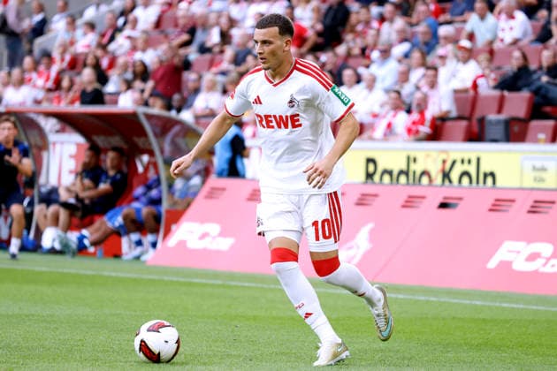 EL MALA Said Team 1.FC Koeln DFL Fussball Bundesliga Saison 2026 - 2027 Spiel 1.FC Koeln - TSG Hoffenheim 3 : 2 am 29.08.2026 in Koeln DFL REGULATIONS PROHIBIT ANY USE OF PHOTOGRAPHS as IMAGE SEQUENCES and or QUASI-VIDEO Copyright: xLacixPerenyix