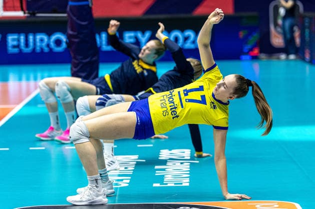 260902 Anna Haak of Sweden ahead of the CEV EuroVolley 2026 quarterfinal between Italy and Sweden on September 2, 2026 in Brno. Photo: Pavel Lebeda BILDBYRAN COP 18 XY0127 volleyboll volleyball cev eurovolley 2026 volleyboll-em kvartsfinal quarterfinal quarterfinals italy sverige sweden dam bbeng Copyright: PavelxLebeda BB260902BB322