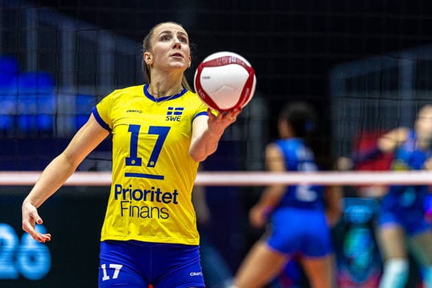 260902 Anna Haak of Sweden ahead of the CEV EuroVolley 2026 quarterfinal between Italy and Sweden on September 2, 2026 in Brno. Photo: Pavel Lebeda BILDBYRAN COP 18 XY0127 volleyboll volleyball cev eurovolley 2026 volleyboll-em kvartsfinal quarterfinal quarterfinals italy sverige sweden dam bbeng Copyright: PavelxLebeda BB260902BB324