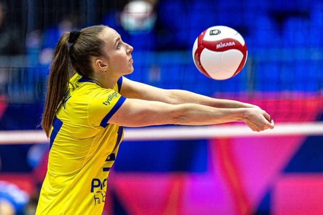 260902 Anna Haak of Sweden ahead of the CEV EuroVolley 2026 quarterfinal between Italy and Sweden on September 2, 2026 in Brno. Photo: Pavel Lebeda BILDBYRAN COP 18 XY0127 volleyboll volleyball cev eurovolley 2026 volleyboll-em kvartsfinal quarterfinal quarterfinals italy sverige sweden dam bbeng Copyright: PavelxLebeda BB260902BB325