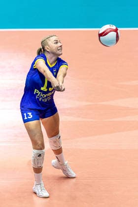 260902 Filippa Brink of Sweden ahead of the CEV EuroVolley 2026 quarterfinal between Italy and Sweden on September 2, 2026 in Brno. Photo: Pavel Lebeda BILDBYRAN COP 18 XY0127 volleyboll volleyball cev eurovolley 2026 volleyboll-em kvartsfinal quarterfinal quarterfinals italy sverige sweden dam bbeng Copyright: PavelxLebeda BB260902BB326