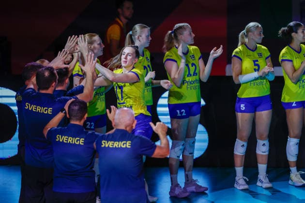 260902 Anna Haak of Sweden ahead of the CEV EuroVolley 2026 quarterfinal between Italy and Sweden on September 2, 2026 in Brno. Photo: Pavel Lebeda BILDBYRAN COP 18 XY0127 volleyboll volleyball cev eurovolley 2026 volleyboll-em kvartsfinal quarterfinal quarterfinals italy sverige sweden dam bbeng Copyright: PavelxLebeda BB260902BB339