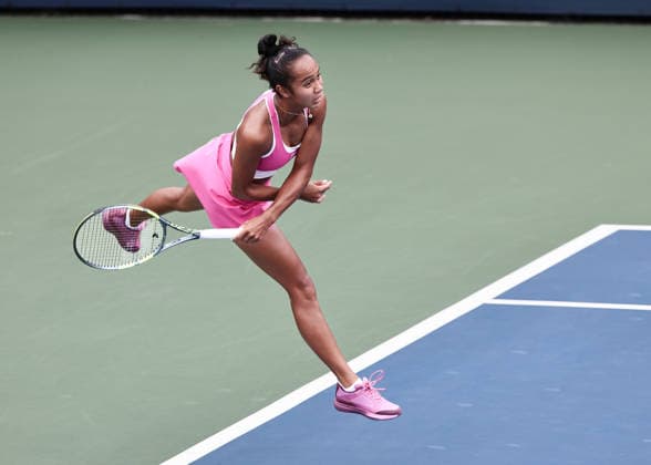 Leylah Fernandez, US Open Championships, Billie Jean King National Tennis Center, Flushing Meadows, New York, USA . Copyright: xJuergenxHasenkopfx