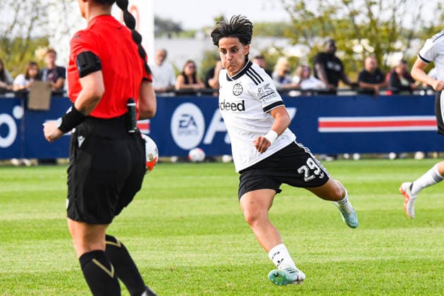 FOOTBALL : PSG vs Eintracht Francfort - UEFA Women™s Champions League - 02 09 2026 Dilara Acikgoz (Eintracht Francfort) PoissyFrance  Copyright: xBaptistexAutissierx