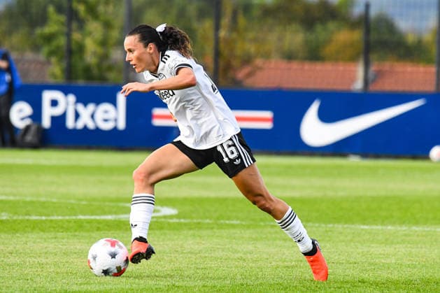 FOOTBALL : PSG vs Eintracht Francfort - UEFA Women™s Champions League - 02 09 2026 Hayley Raso (Eintracht Francfort) PoissyFrance  Copyright: xBaptistexAutissierx