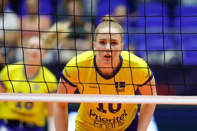 260902 Isabelle Haak of Sweden during the CEV EuroVolley 2026 quarterfinal between Italy and Sweden on September 2, 2026 in Brno. Photo: Pavel Lebeda BILDBYRAN COP 18 XY0127 volleyboll volleyball cev eurovolley 2026 volleyboll-em kvartsfinal quarterfinal quarterfinals italy sverige sweden dam bbeng Copyright: PavelxLebeda BB260902BB352