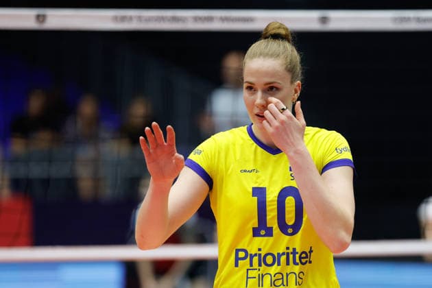 260902 Isabelle Haak of Sweden during the CEV EuroVolley 2026 quarterfinal between Italy and Sweden on September 2, 2026 in Brno. Photo: Pavel Lebeda BILDBYRAN COP 18 XY0127 volleyboll volleyball cev eurovolley 2026 volleyboll-em kvartsfinal quarterfinal quarterfinals italy sverige sweden dam bbeng Copyright: PavelxLebeda BB260902BB355