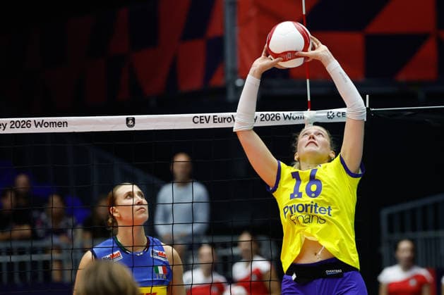 260902 Vilma Julevik of Sweden during the CEV EuroVolley 2026 quarterfinal between Italy and Sweden on September 2, 2026 in Brno. Photo: Pavel Lebeda BILDBYRAN COP 18 XY0127 volleyboll volleyball cev eurovolley 2026 volleyboll-em kvartsfinal quarterfinal quarterfinals italy sverige sweden dam bbeng Copyright: PavelxLebeda BB260902BB353