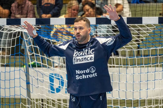 Benjamin Buric (SG Flensburg Handewitt, 01) bei der Vorbereitung. Bergischer HC vs. SG Flensburg-Handewitt, Handball, Opel HBL, 02. Spieltag, Saison 2026 2027, 02.09.2026 Bergischer HC vs. SG Flensburg-Handewitt, Handball, Opel HBL, 02. Spieltag, Saison 2026 2027, 02.09.2026 Wuppertal Copyright: xEibner-Pressefoto ThomasxHaeslerx EP_THR