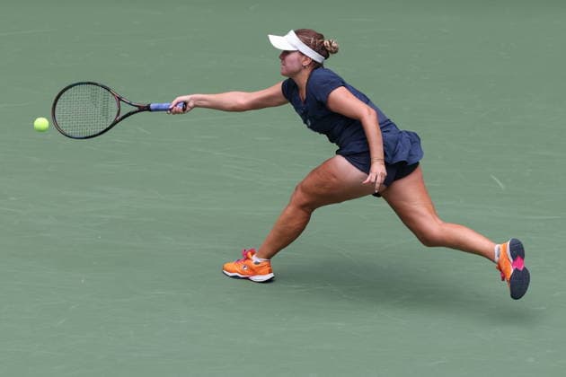 US Open tennis tournament - Day 4 Sofia Kenin of the US in action against Jessica Pegula of the US during the Women™s Singles second round match of the US Open Tennis Championships in Flushing Meadows, New York, USA, 02 September 2026. FLUSHING MEADOWS NEW YORK United States  Copyright: xBRIANxHIRSCHFELDx