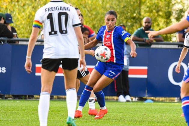 FOOTBALL : PSG vs Eintracht Francfort - UEFA Women™s Champions League - 02 09 2026 Sakina Karchaoui (PSG) PoissyFrance  Copyright: xBaptistexAutissierx