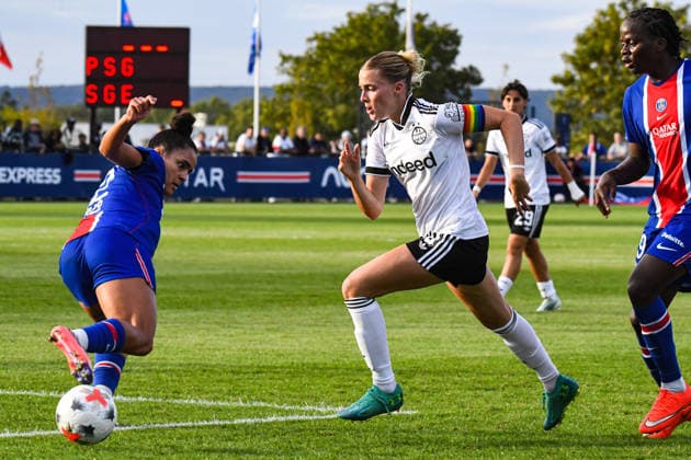 FOOTBALL : PSG vs Eintracht Francfort - UEFA Women™s Champions League - 02 09 2026 Laura Freigang (Eintracht Francfort) PoissyFrance  Copyright: xBaptistexAutissierx