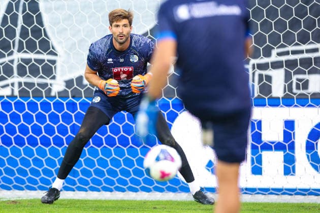 2. September 2026, Fussball, Brack Super League 2026 27, Runde 6, FC Luzern gegen FC Vaduz, Thermoplan Arena, Luzern, Schweiz Karlo Letica (30, FC Luzern) beim Aufwärmen Photo: Urs Ottiger