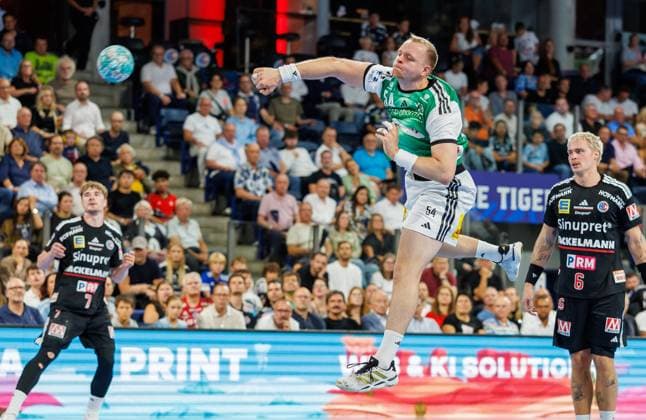 02.09.2026 - Handball - 1. Bundesliga OPEL HBL - Saison 2026 2027 - 02. Spieltag: HC Erlangen Metropolregion Nürnberg HCE - TSV Hannover-Burgdorf ( Die Recken ) - DaMa - xdaxmax - Justus Fischer (54, TSV Hannover-Burgdorf )