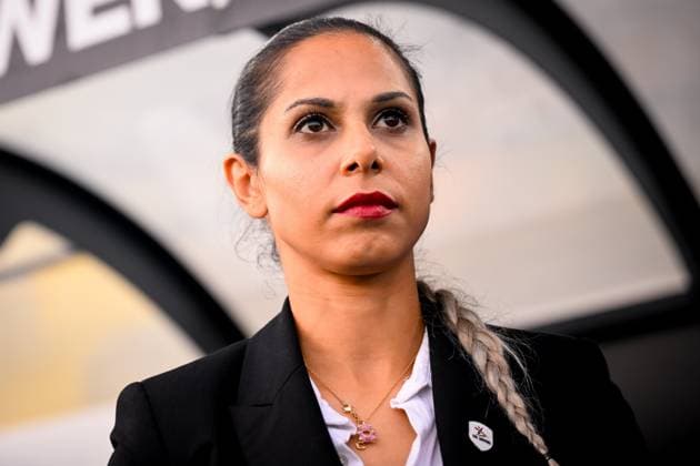 OH Leuven v KKS Czarina Sosnowiec - UEFA Women s Champions League LEUVEN, BELGIUM - SEPTEMBER 02 : Setareh Habibzadeh head coach of OH Leuven during the UEFA Women s Champions League 2026 2027 third qualifying round second leg match between OH Leuven and KKS Czarina Sosnowiec on September 2, 2026 in Leuven, Belgium, 02 09 2026  Copyright: xTomasxSiskx