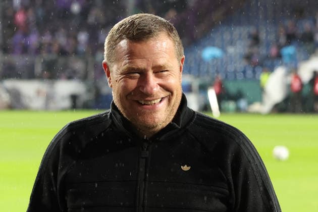 02.09.2026, xrekx, Fussball DFB Pokal 1.Runde, VfL Osnabrueck - FC Bayern München v.l. Platzbegehung vor dem Spiel Fußballfunktionär Vorstand Max Eberl (Bayern Muenchen) Osnabrueck