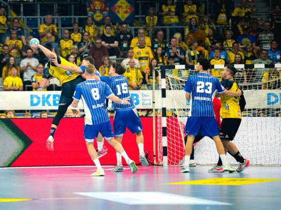 02.09.2026, xwppx, Handball Opel HBL, Rhein-Neckar-Löwen - VfL Gummersbach v.l. Robert Timmermeister (Rhein-Neckar Löwen) Mannheim