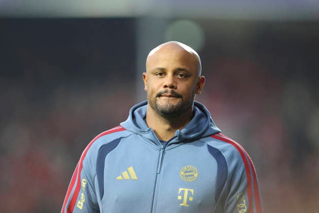 Trainer Vincent Kompany (FC Bayern Muenchen) schaut waehrend des DFB-Pokal Spiels zwichen VfL Osnabrueck v FC Bayern Muenchen, Bremer Bruecke am 02. September 2026 in Osnabrueck, Deutschland. (Foto von Oliver Kaelke DeFodi Images) +++ Trainer Vincent Kompany (FC Bayern Muenchen) looks on during the DFB-Pokal match between VfL Osnabrueck v FC Bayern Muenchen at Bremer Bruecke on September 2, 2026 in Osnabrueck, Germany. (Photo by Oliver Kaelke DeFodi Images) (Photo by Oliver Kaelke DeFodi Images) -