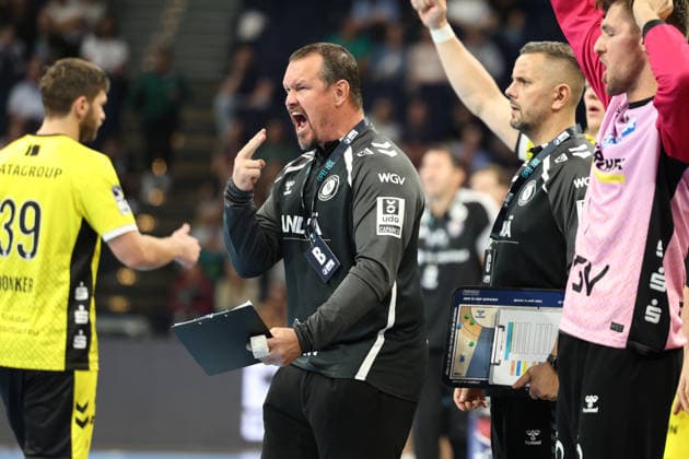 Handball I Herren I Saison 2026 2027 I Bundesliga I 2. Spieltag I Handball Club Hamburg - TVB Stuttgart I 02.09.2026 Misha Kaufmann (TVB Stuttgart) Hamburg Barclaycard Arena Hamburg Deutschland Copyright: xLobeca RalfxHomburgx