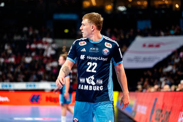 02.09.2026, xdobgx, Handball Opel HBL, Handball Club Hamburg - TVB Stuttgart v.l. Noah Beyer (Handball Club Hamburg, 22) Portrait, Portraet, Einzelbild Hamburg