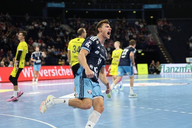 Handball I Herren I Saison 2026 2027 I Bundesliga I 2. Spieltag I Handball Club Hamburg - TVB Stuttgart I 02.09.2026 Nicolaj Jorgensen (11, Handball Club Hamburg) Hamburg Barclaycard Arena Hamburg Deutschland Copyright: xLobeca RalfxHomburgx