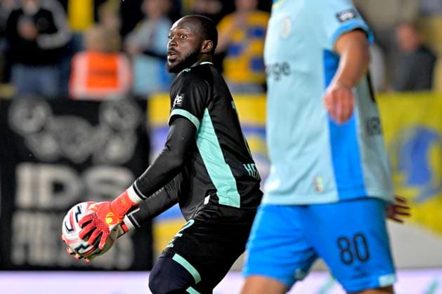 Sint-Truidense VV v Royale Union Saint-Gilloise - Jupiler Pro League SINT-TRUIDEN, BELGIUM - SEPTEMBER 02 : Koffi Herve goalkeeper of Royale Union Saint-Gilloise during the Jupiler Pro League match between Sint-Truidense VV and Royale Union Saint-Gilloise on September 2, 2026 in Sint-Truiden, Belgium, 02 09 2026 Sint-Truiden Belgium  Copyright: xSesx
