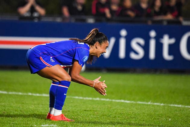 FOOTBALL : PSG vs Eintracht Francfort - UEFA Women™s Champions League - 02 09 2026 Joie des joueuses du PSG aprÃ s le but de Sakina Karchaoui (PSG) PoissyFrance  Copyright: xBaptistexAutissierx