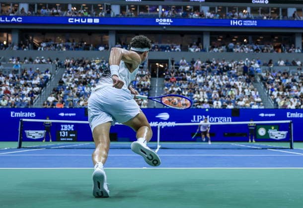 US Open tennis tournament - Day 4 Ben Shelton of USA in action against Hubert Hurkacz of Poland during the Men s Singles second round match of the US Open Tennis Championships in Flushing Meadows, New York, USA, 02 September 2026. FLUSHING MEADOWS NEW YORK United States  Copyright: xCRISTOBALxHERRERA-ULASHKEVICHx