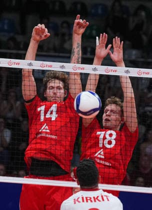 Turkiye v Denmark - CEV EuroVolley 2026 Men Friendly Match ANKARA, TURKIYE - SEPTEMBER 2: Cafer Kirkit of Turkiye in action during the friendly match ahead of the 2026 CEV Men s European Volleyball Championship between Turkiye and Denmark at Baskent Volleyball Hall in Ankara, Turkiye, on September 2, 2026. Guven Yilmaz Anadolu Ankara Turkey. Editorial use only. Please get in touch for any other usage.  Copyright: x2026xAnadoluxGuvenxYilmazx