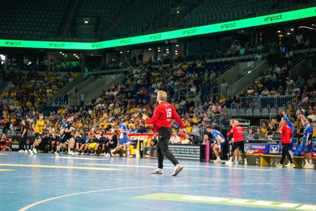 02.09.2026, xwppx, Handball Opel HBL, Rhein-Neckar-Löwen - VfL Gummersbach v.l. Bertram Obling (VfL Gummersbach) Mannheim
